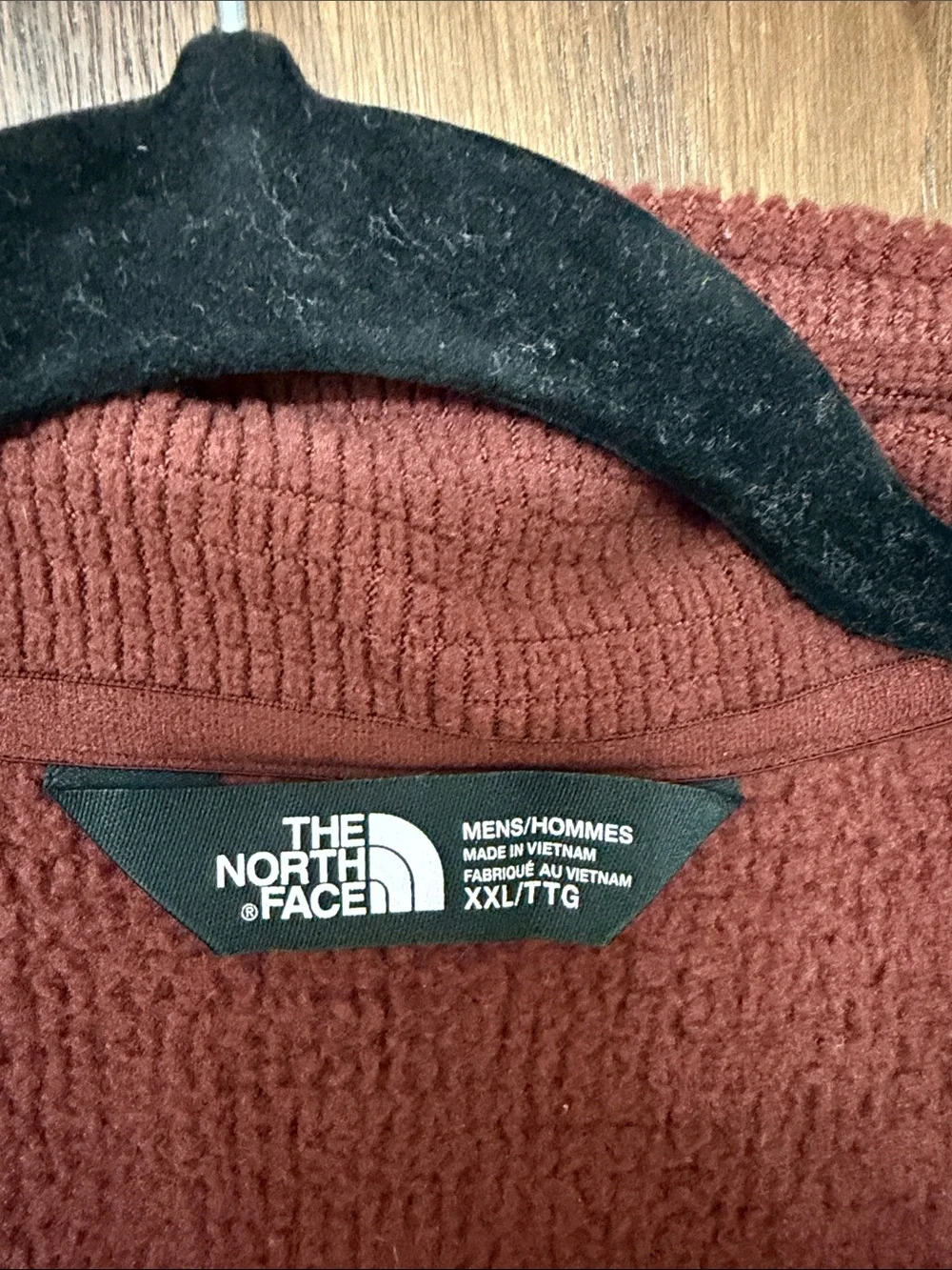 The North Face Men's Zip-Neck Fleece Pullover - Rust Red